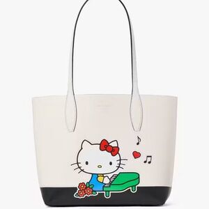 Authentic Kate Spade ♠️ Hello Kitty X Ksny Medium Tote